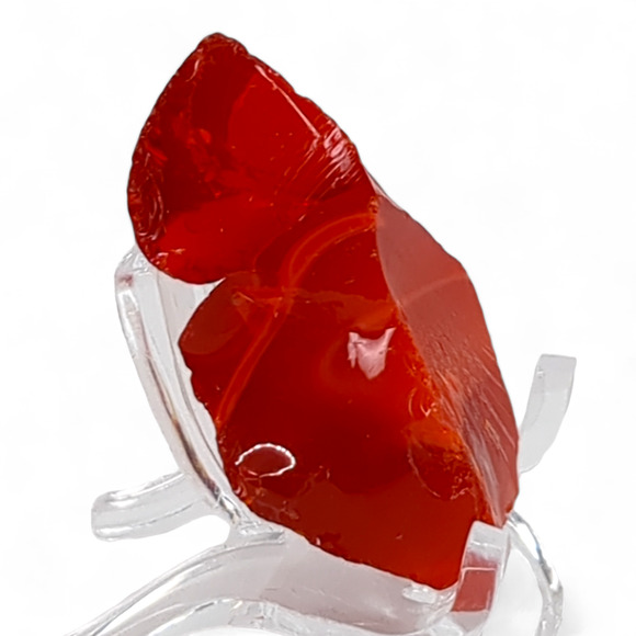 Amberina and Ruby Swirl Slag Art Glass Cullet #4S38 - Picture 3 of 6